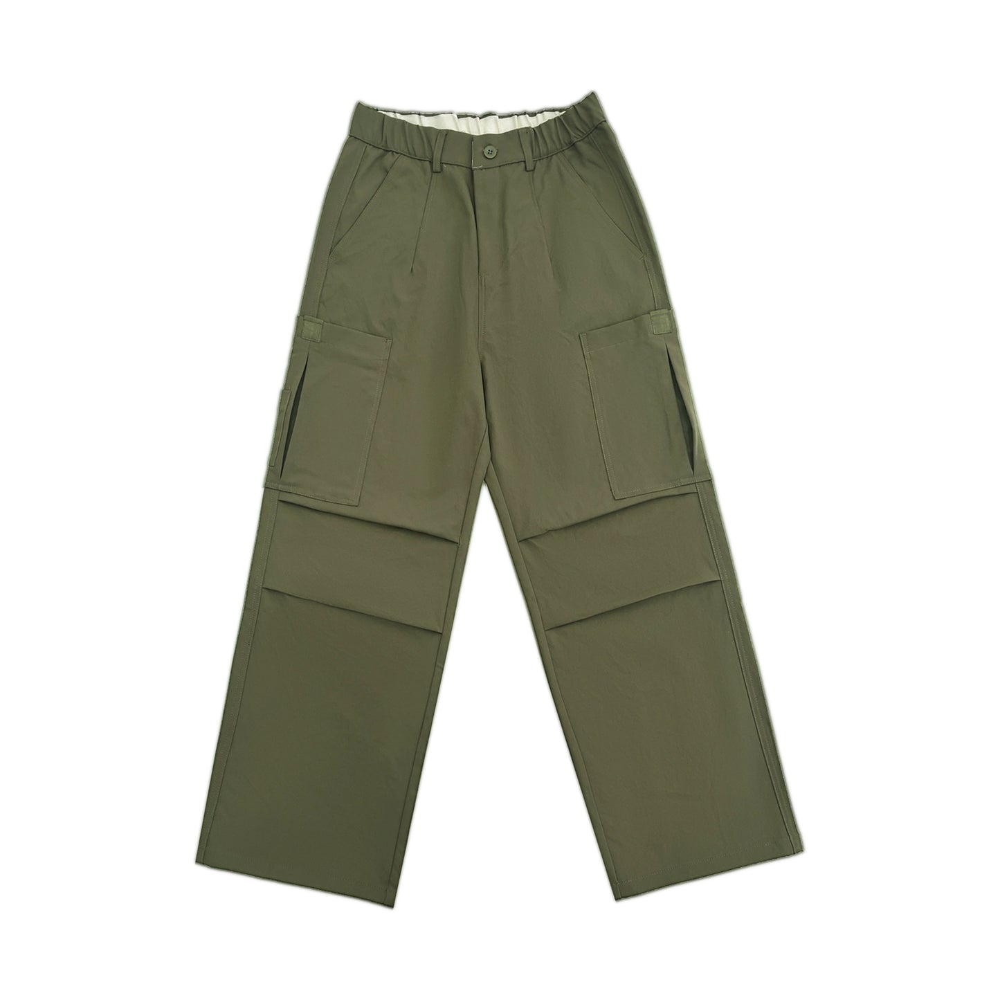 MICHINNYON mountain straight-leg, pleated cargo trooper pants, casual wide leg, spring and summer trendy brand versatile pockets