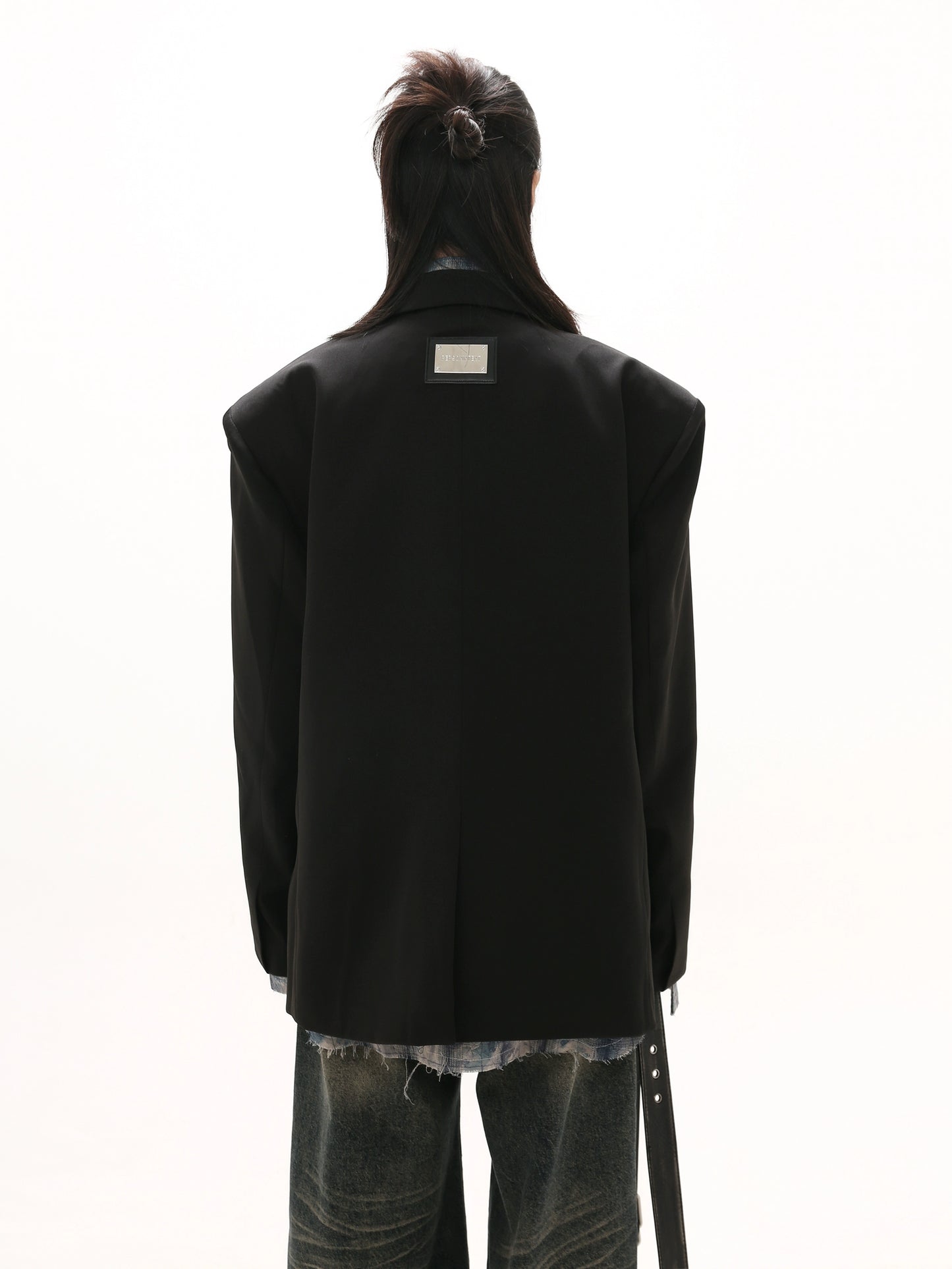 GIBBYCNA spring design sense lock suit ins korean version trend retro casual luxury jacket men