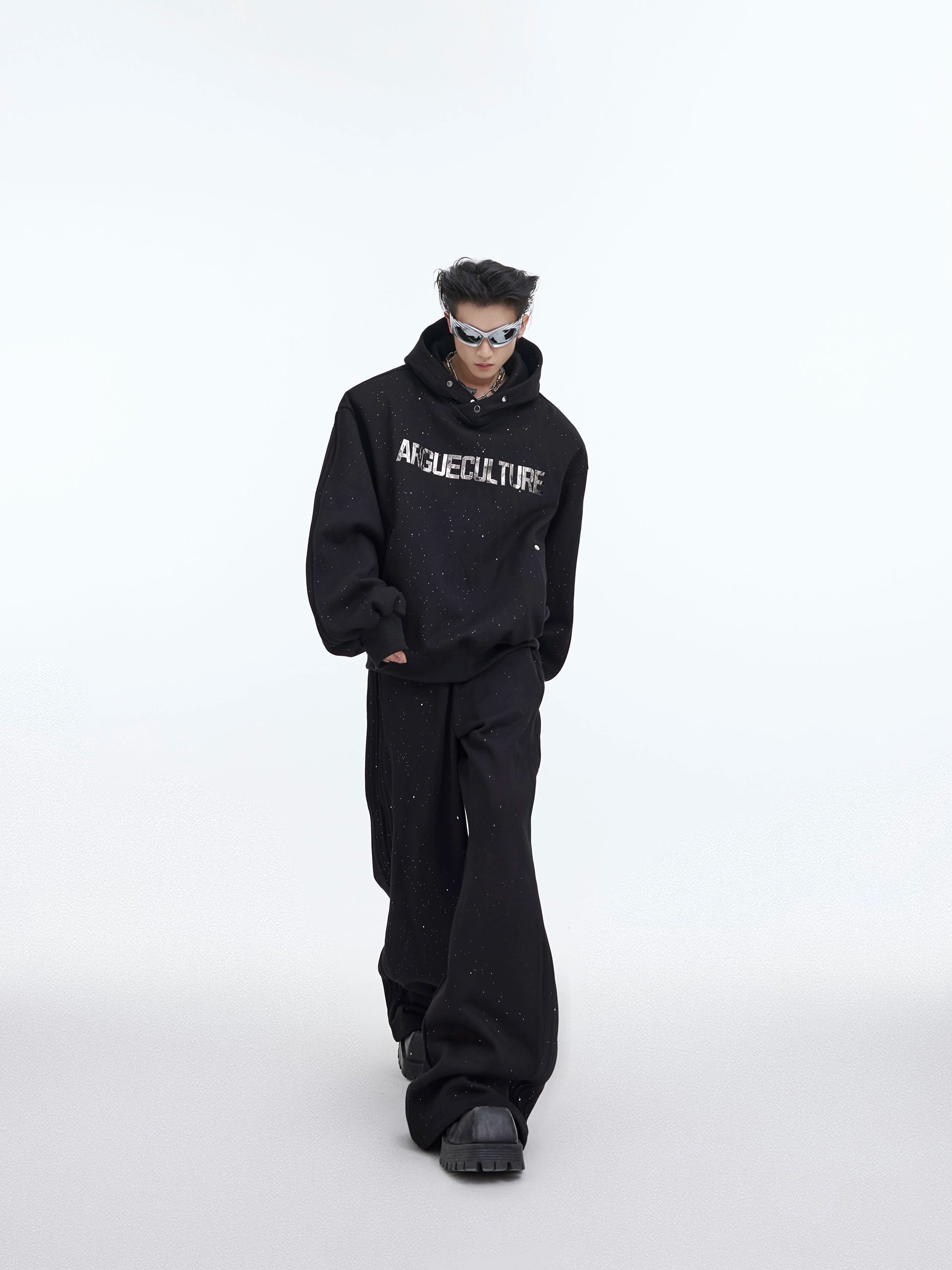 XLBLACKRelaxed Tassel Design Sweater XL/BLACK