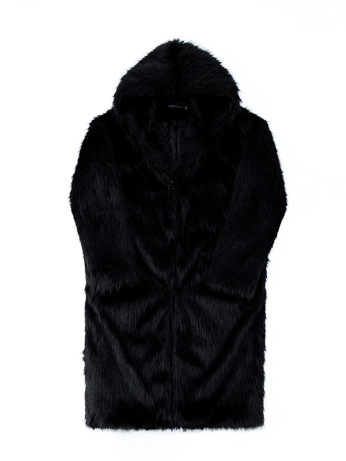 Winter clothes with a sense of luxury plus plush warmth, environmentally friendly fur men, thickened and fashionable mid-length fried street coat jacket tide